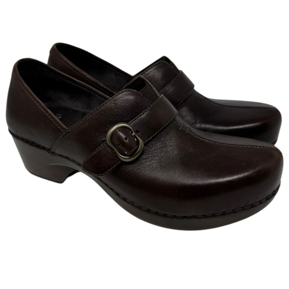 Dansko Tamara Leather Clogs - Picture 1 of 12